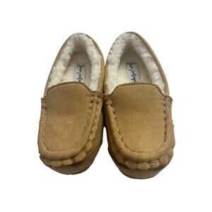 Crown Vintage Lil Moccasin Slipper, Kid's Size 11 Brown
